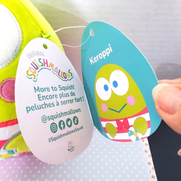 Hello Kitty 😺 and Friends Keroppi 🐸 Beachtime ⛱️ NWT Squishmallow 💙 - Picture 3 of 10